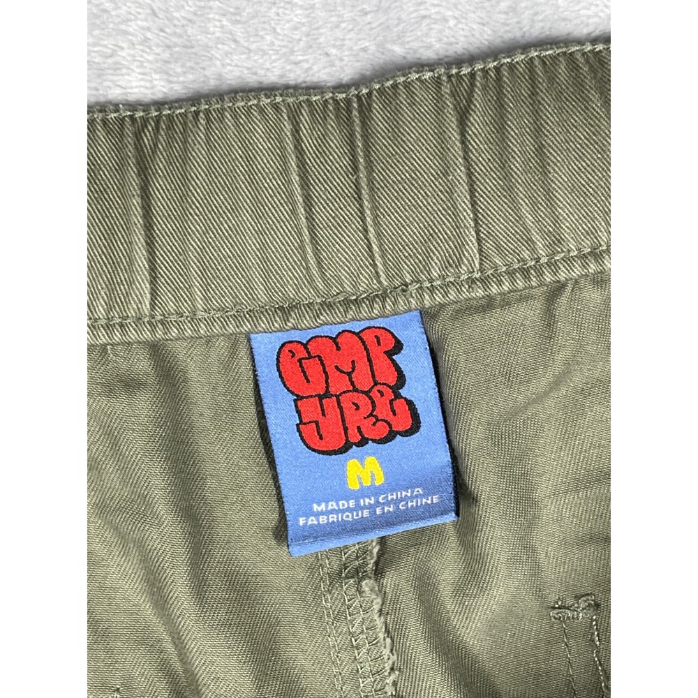 Empyre Convertible Cargo Pants Belted Olive Green Mens Medium Zip Off Shorts - Picture 7 of 13